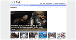 Desktop Screenshot of gamesblog.it
